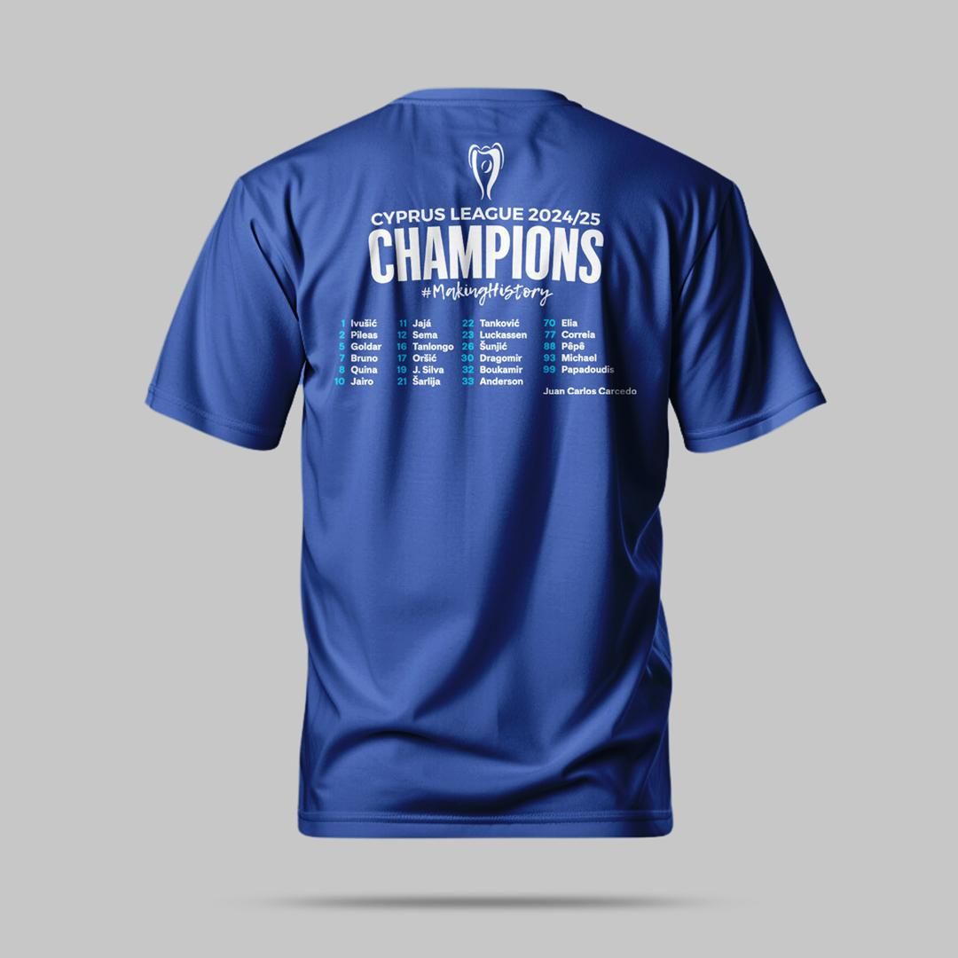 PFC Champions TEAM Cotton t-shirt Royal blue