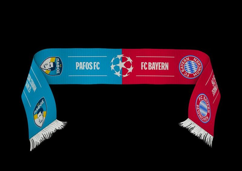 Matchday Scarf Pafos vs Bayern Munich