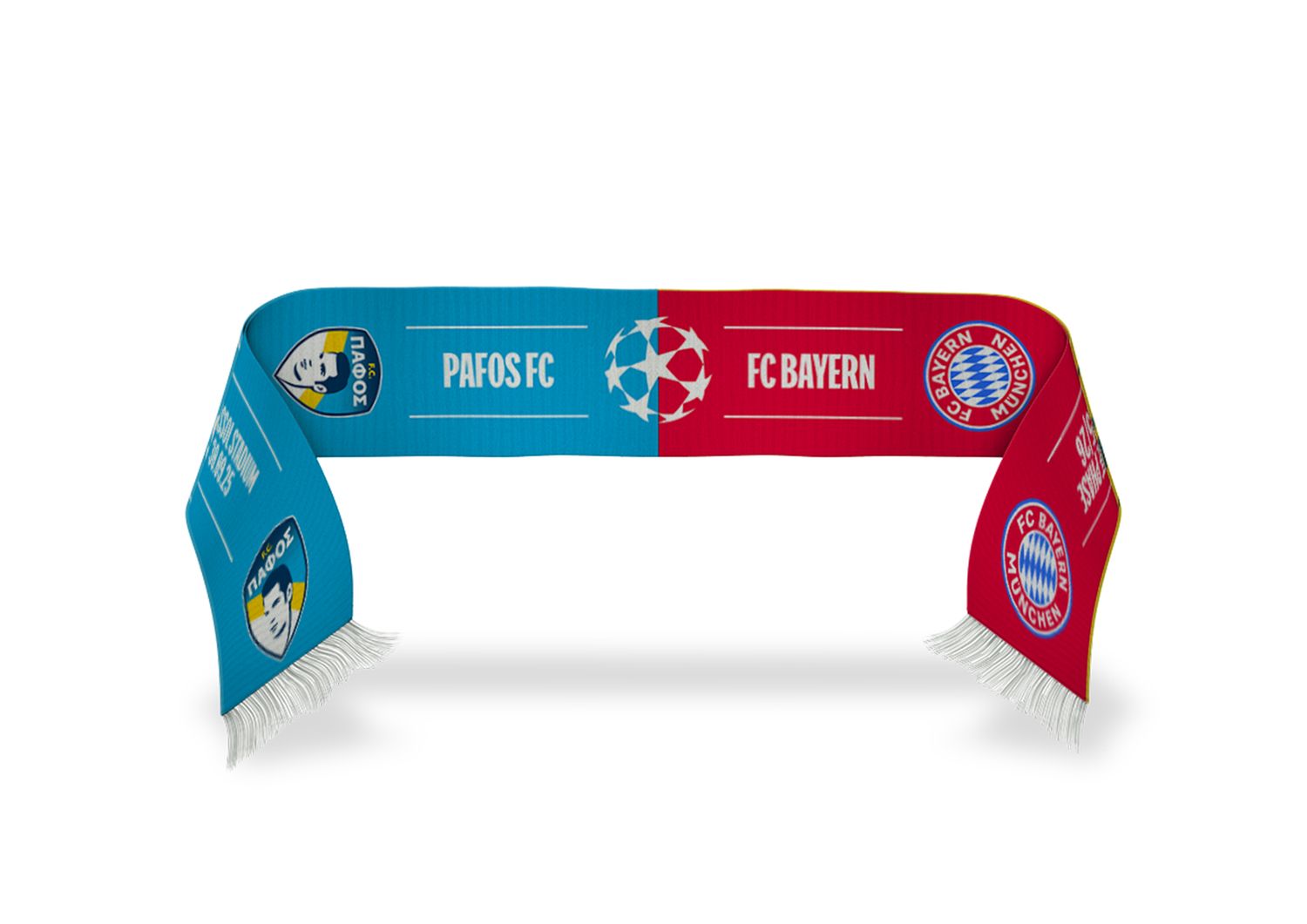 Matchday Scarf Pafos vs Bayern Munich