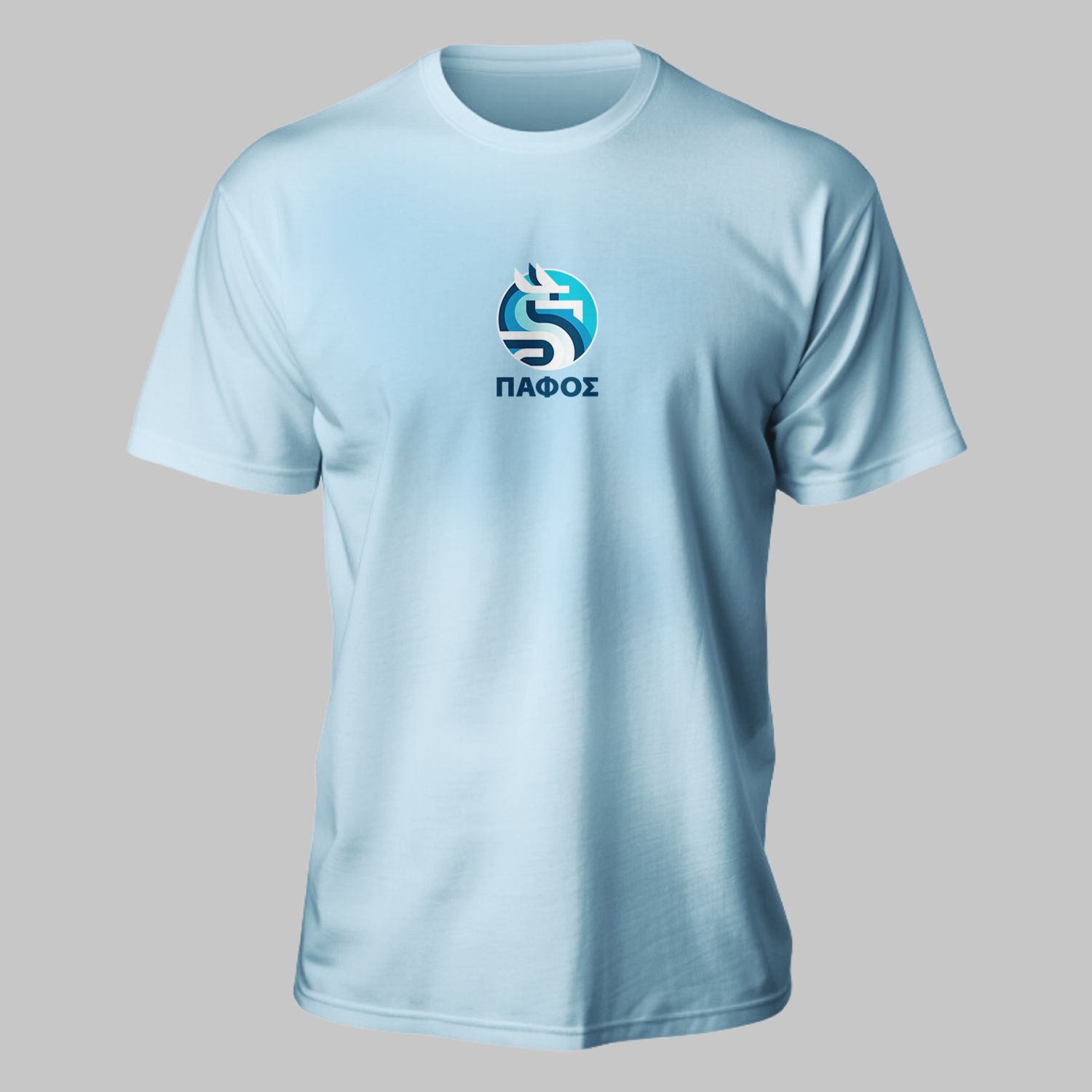 PFC Dragon cotton t-shirt Light blue