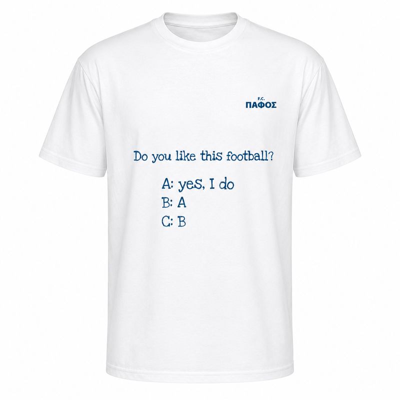 PFC Cotton t-shirt White DO YOU LIKE THIS FOOTBALL