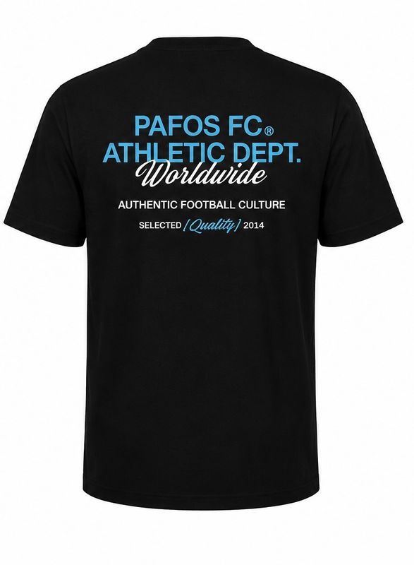 PFC Cotton t-shirt Black ATHLETIC DEPT.