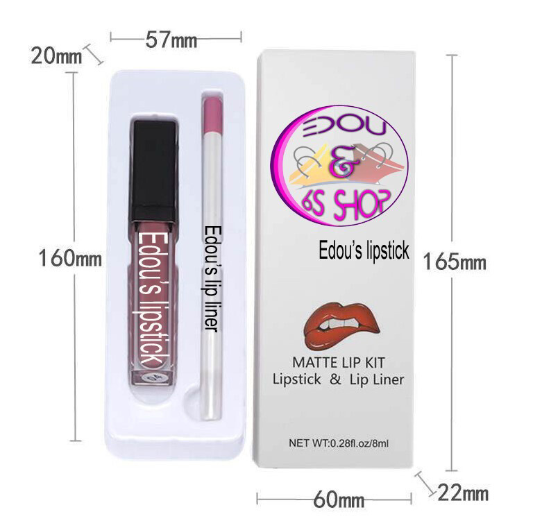 Edou’s lipstick and lip liner