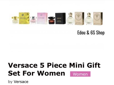 Women Vercace Perfume Set of 5
