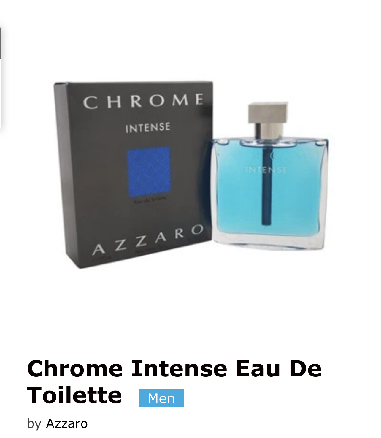 Chrome Intense Cologne