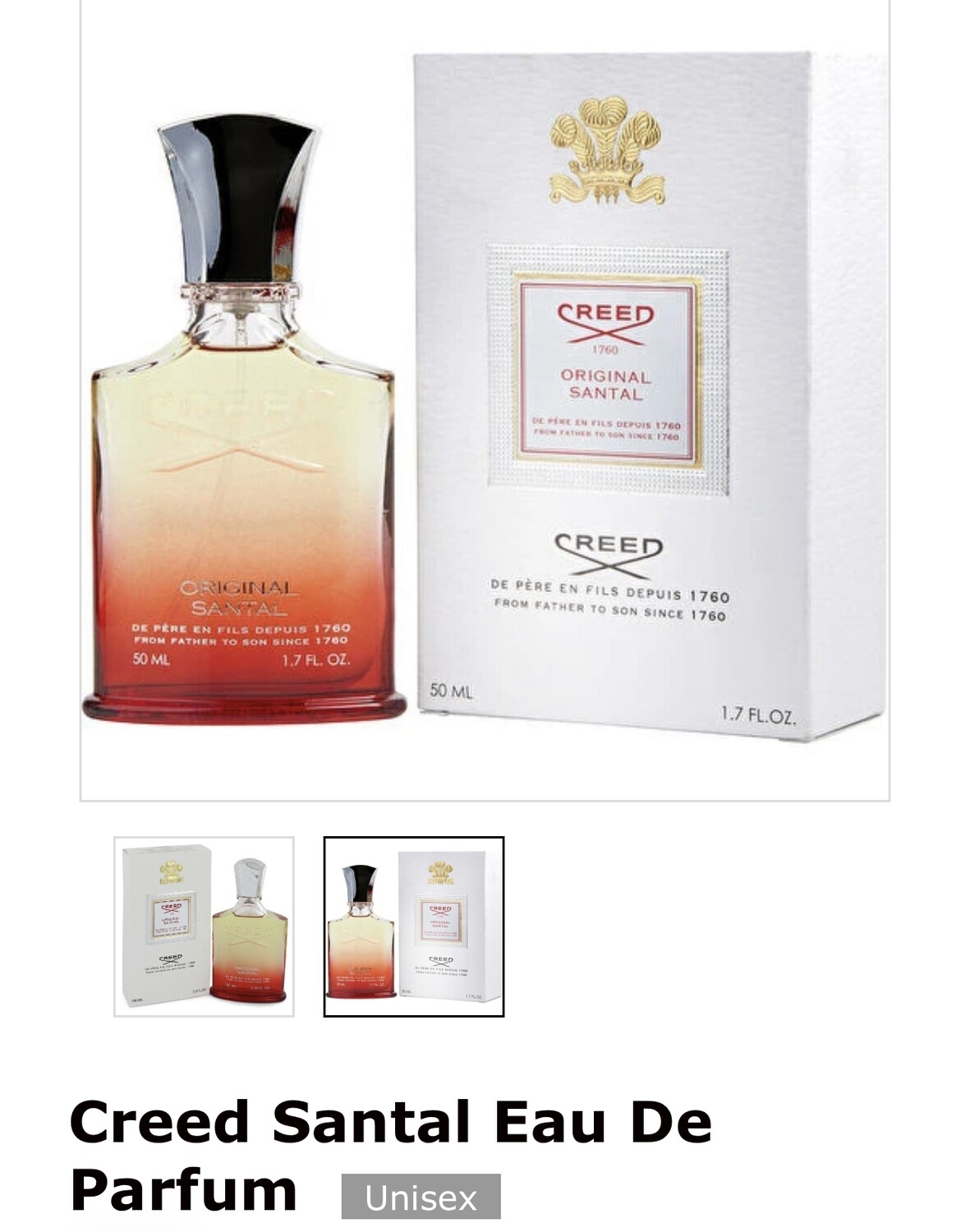 Original Santal Creed 1.7OZ
