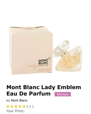 Emblem Mon Blanc Eau de parfum 2.5 OZ