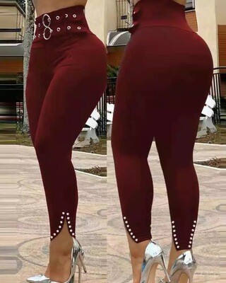 Cbrstyle high waist skinny  pants