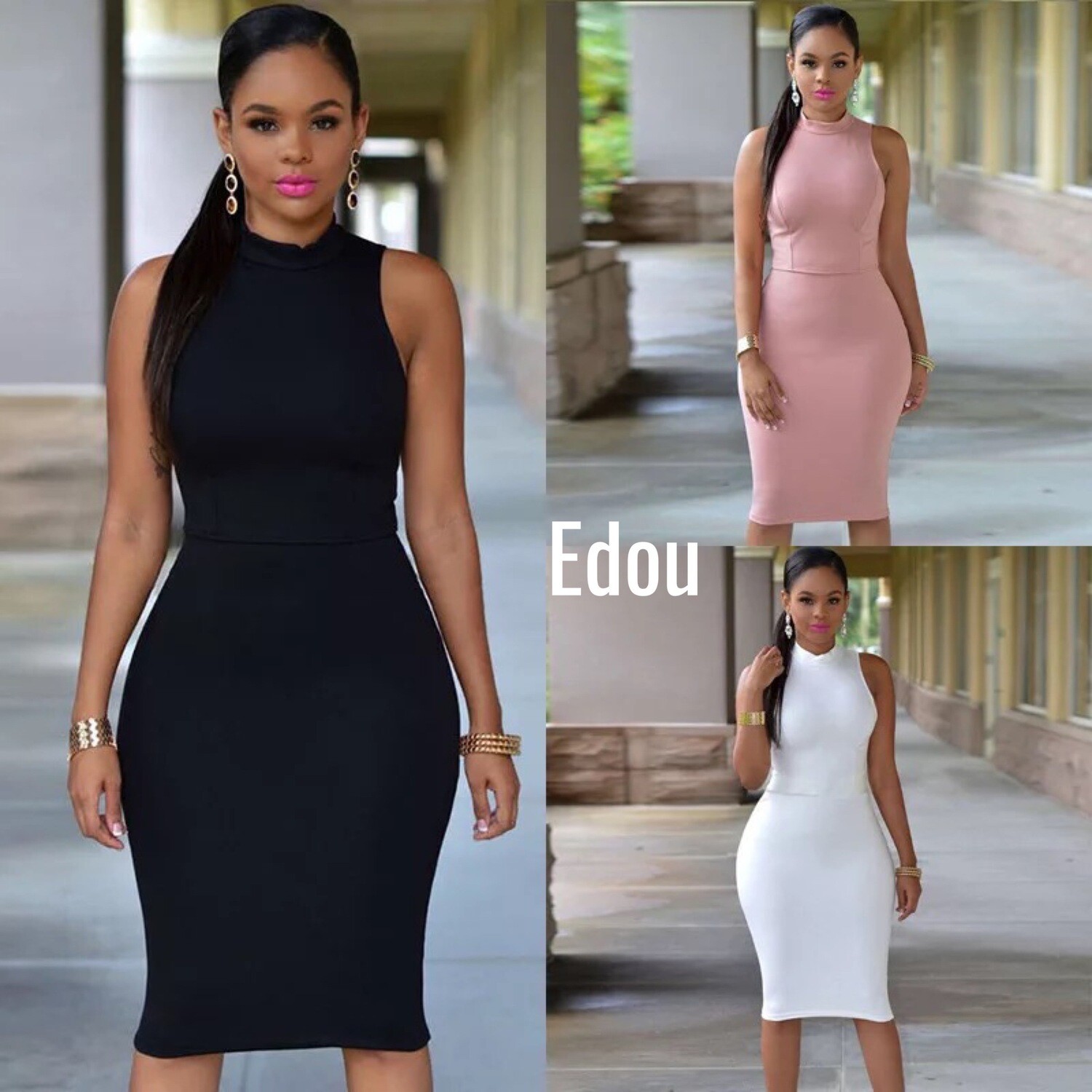 Sleeveless bodycon dresse
