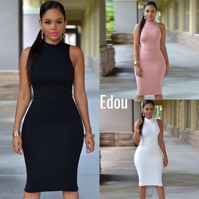 Sleeveless bodycon dresse