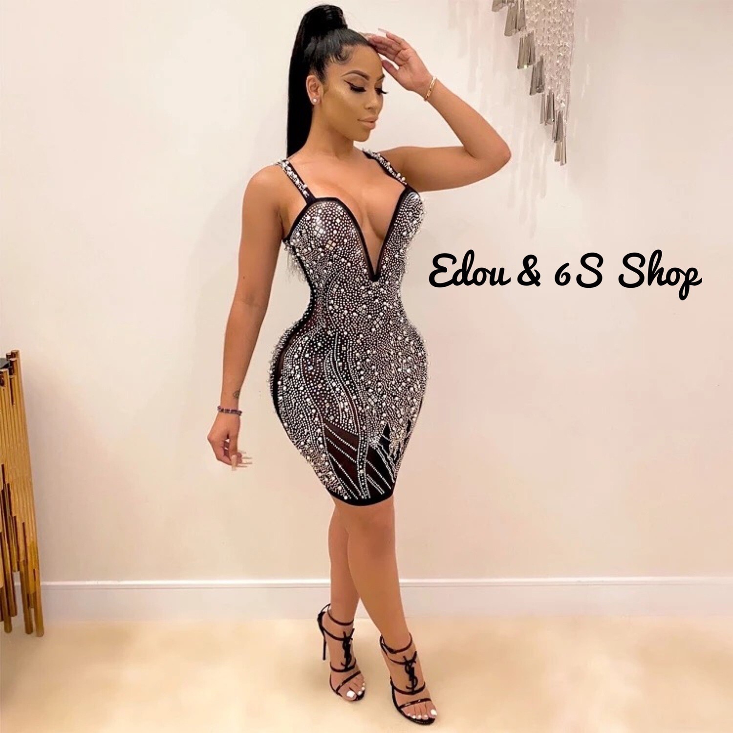 Slim Glitter Dress