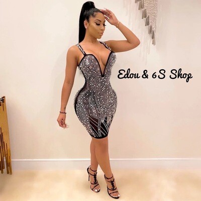 Slim Glitter Dress