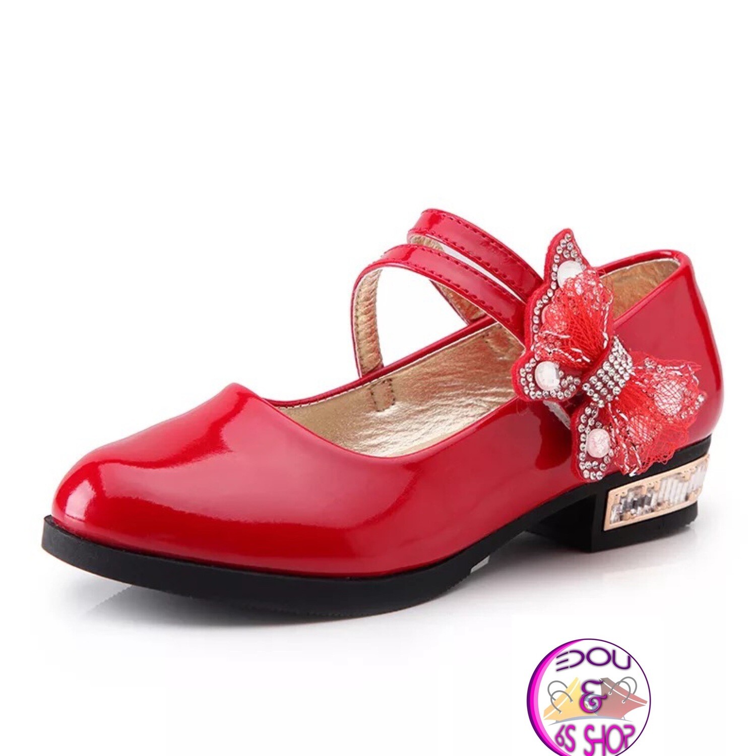 Glossy Butterfly Shoes