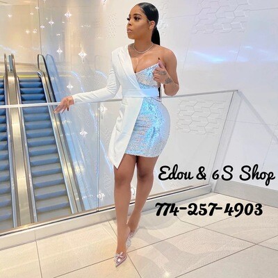 Elegant/Sophisticated Sequin Dress