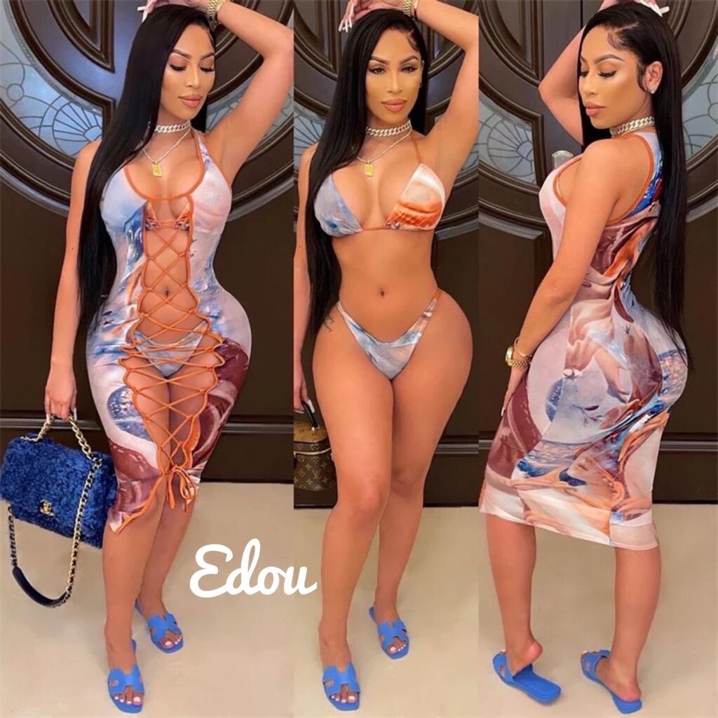 3 pieces bikini sets