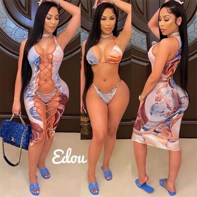 3 pieces bikini sets