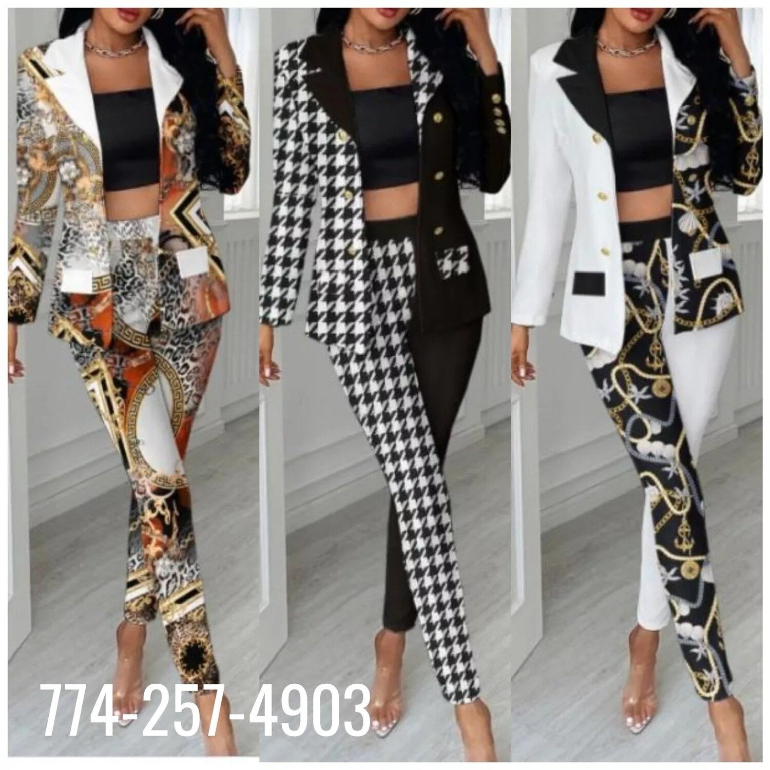 Elegant two pieces women suits
