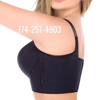 Women Deep cub bra hide back fat