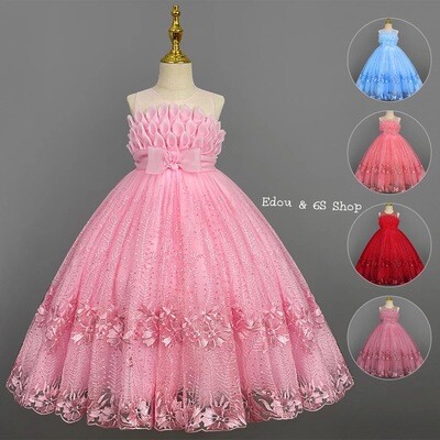 Elegant princess lace dress