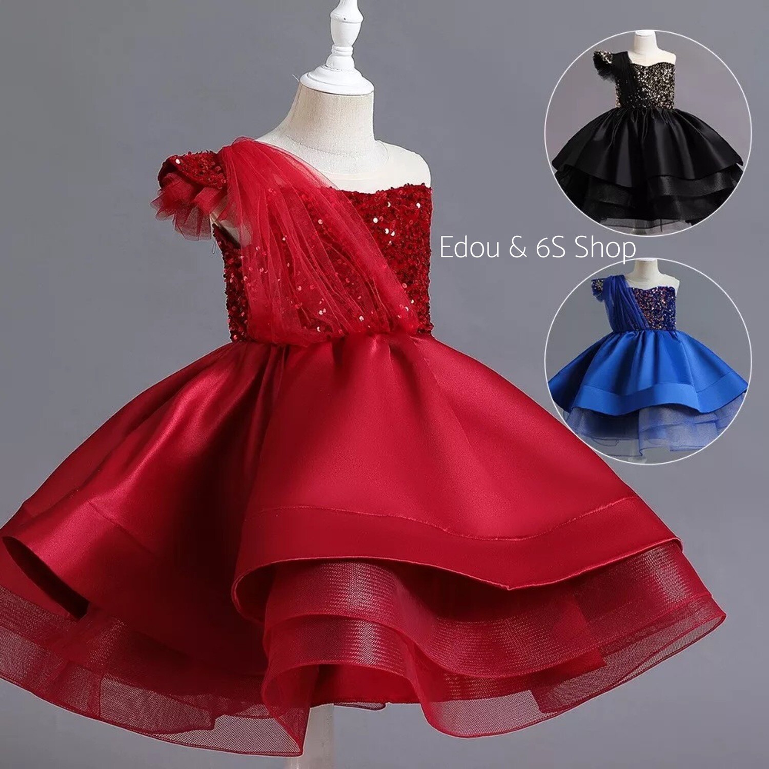 Flower girl party ball gown dress