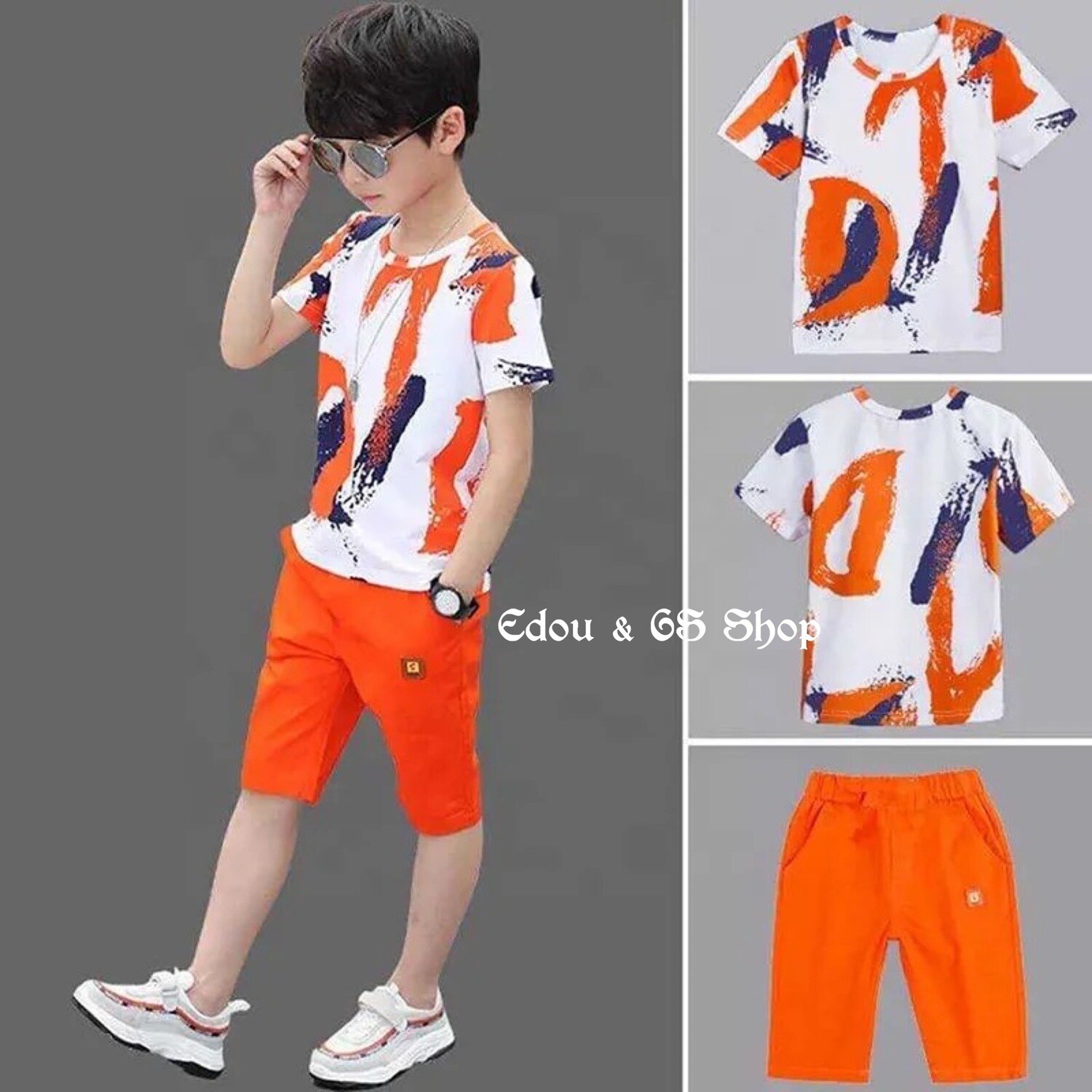 Boys summer graffiti outfit