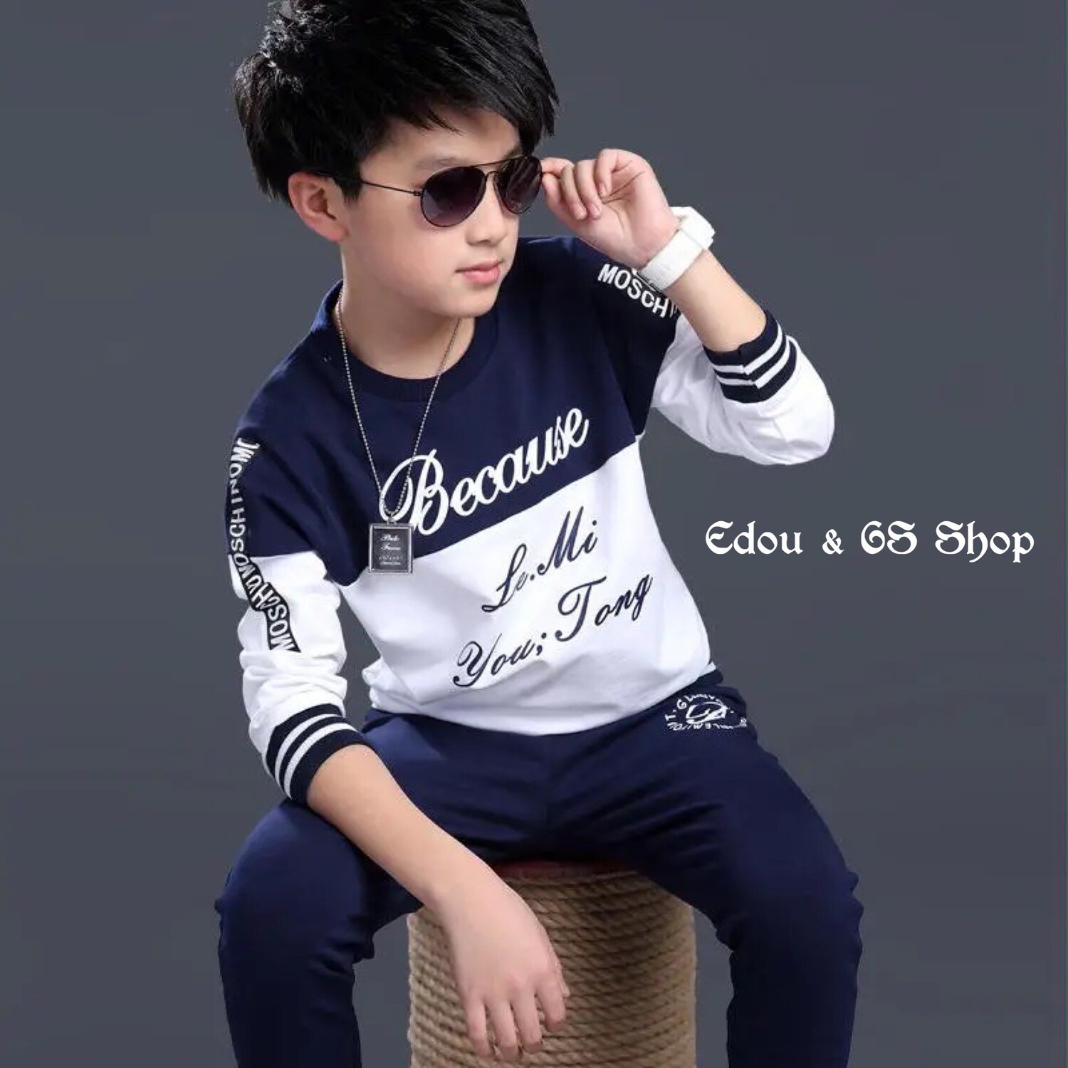 Boys long g sleeves outfit