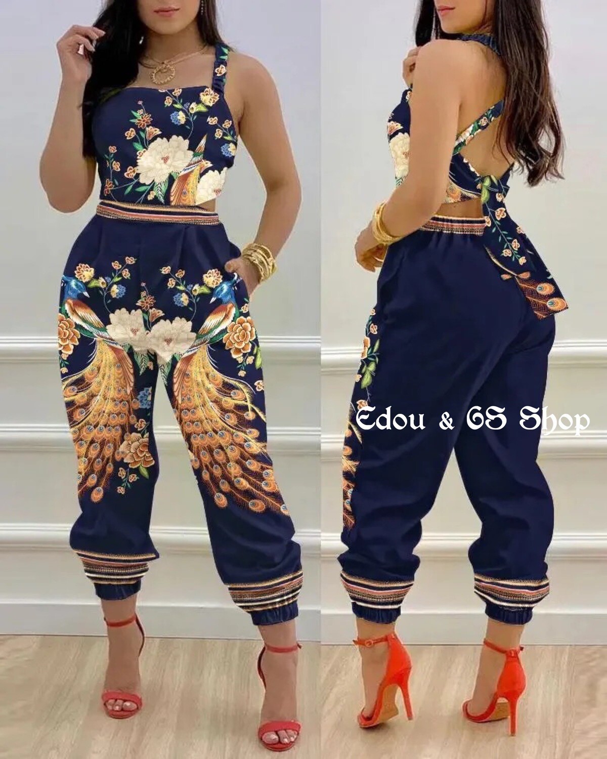 Summer flower  Jumpsuit