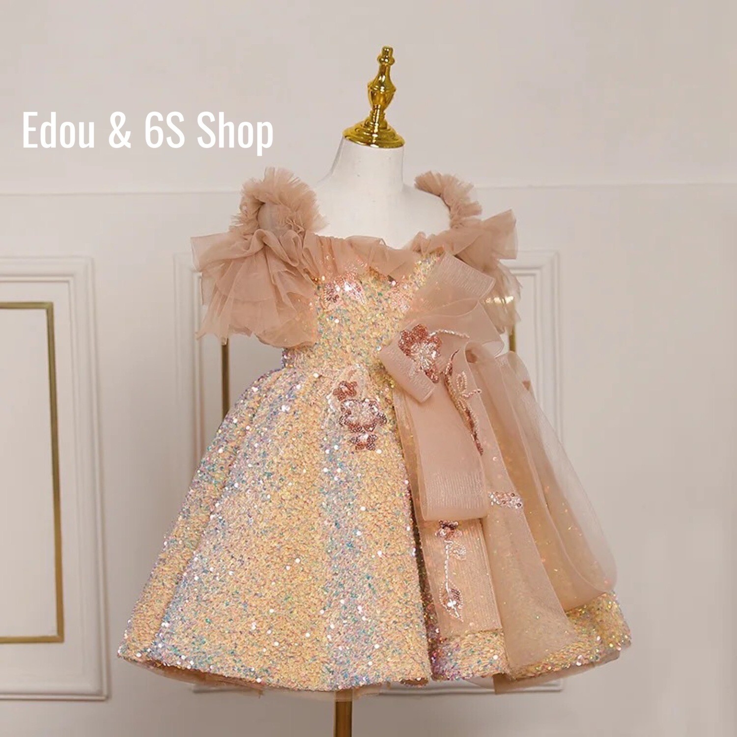 High-End Trailing princess dress