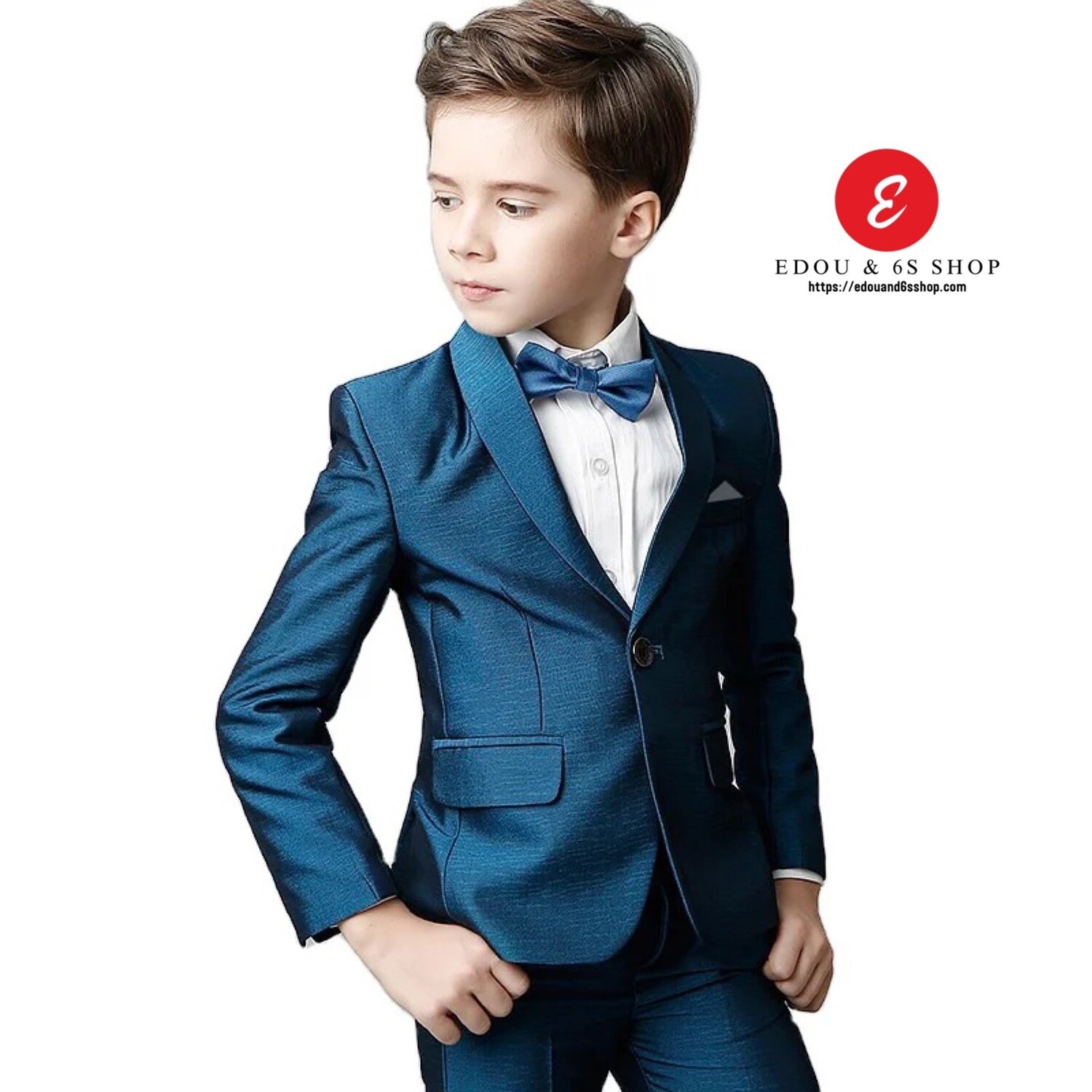 Boys 5 pieces slim fit suits
