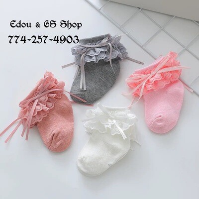 Baby girl raffle socks