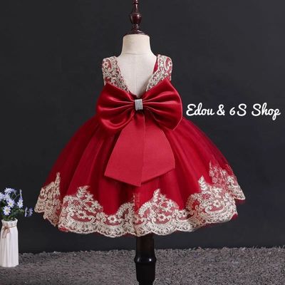 Princess dresses with golden design