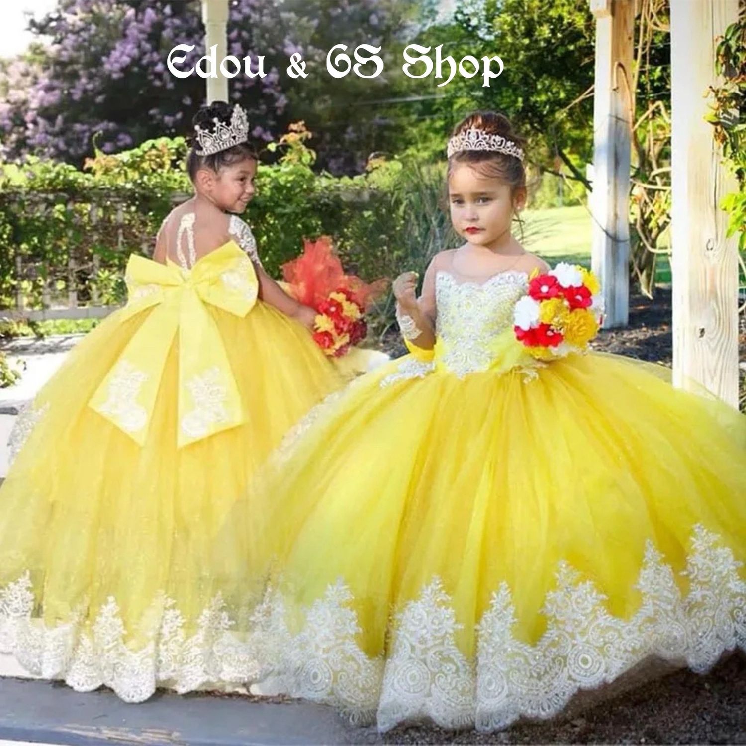 Princess birthday and wedding dress