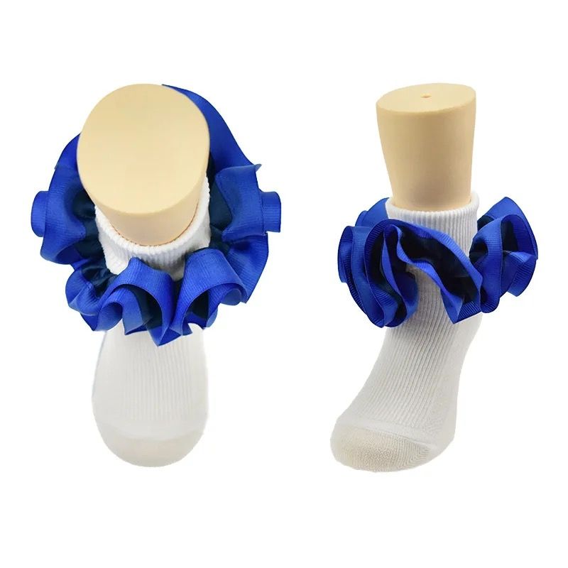 Ruffle girl socks