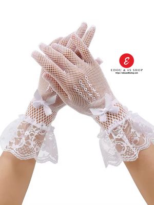 First communion lace gloves