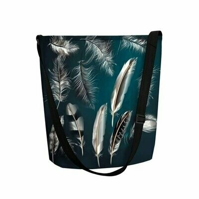 Filztasche/Feathers felt bag