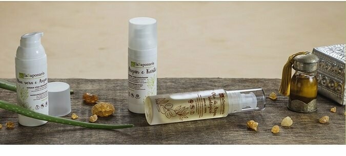La Saponaria Nährende Gesichtscreme mit Argan & Sheabutter