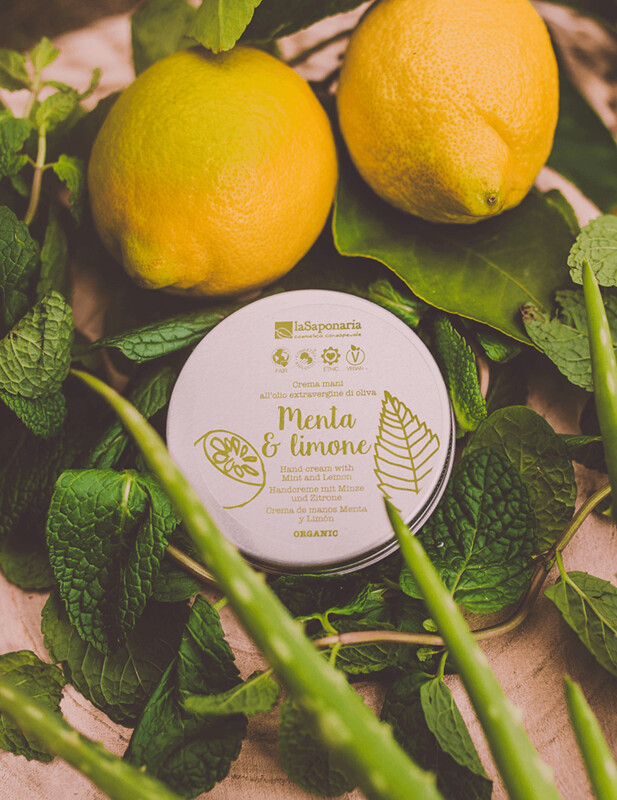 La Saponaria Minze & Zitrone - Handcreme