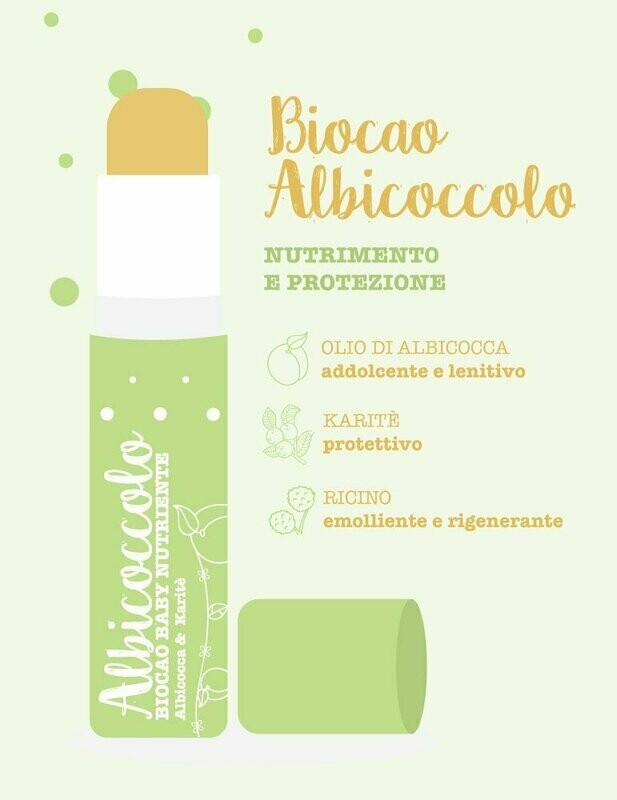 La Saponaria Biocao Lippenpflegestift mit Aprikose