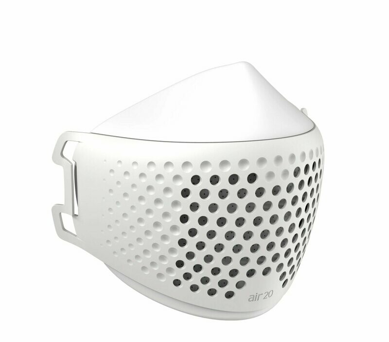 Medizinische Gesichtsmaske air20PRO white/white (Anti-Brillenbeschlag)