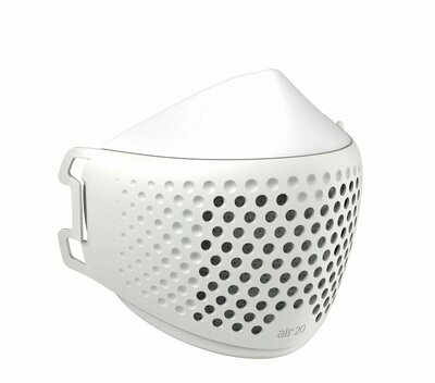 Medizinische Gesichtsmaske air20PRO white/white (Anti-Brillenbeschlag)
