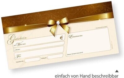 Geschenkgutscheinekarte im Wert von 30€