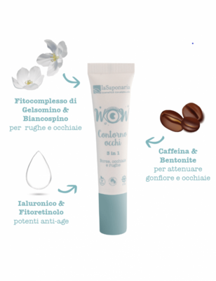 WOW 3 in 1 Augenkontur-Creme