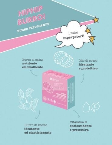 La Saponaria WONDER POP Abschminkbutter Hip Hip Burro