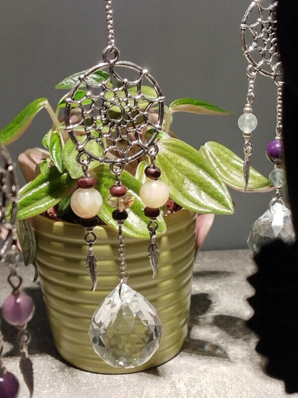 Sun Catcher aus Kristall und Citrin