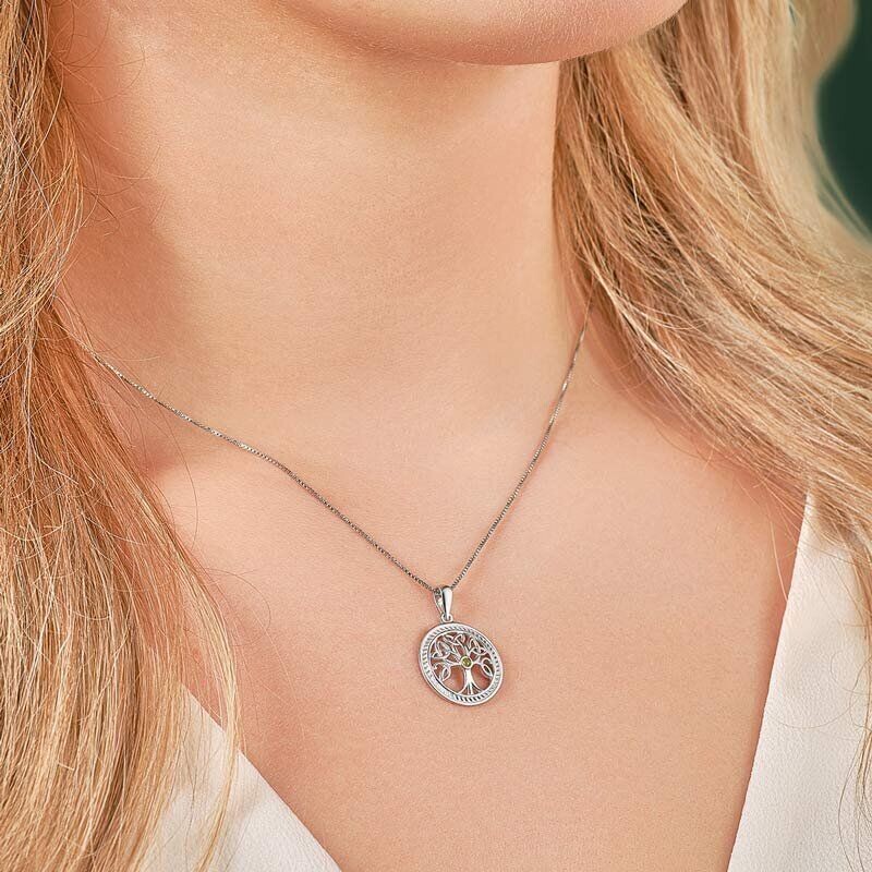 Sterling Silver irish tree of life pendant
