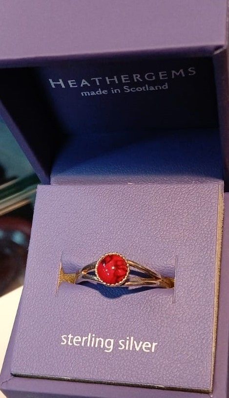 Sterling Silver Heathergems Ring.