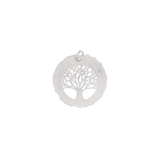 925 Sterling Silver Pendant Rhodium Plated Tree of Life 925 Sterling Silver Pendant Rhodium Plated Tree of Life