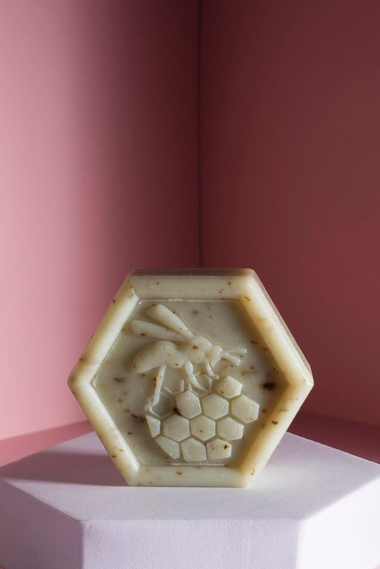 Pflanzenseife mit Honig und Aloe Vera