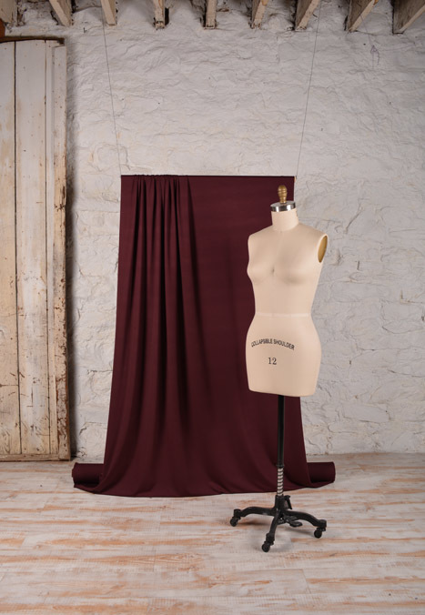 Lightweight Ponte Knit - Wine