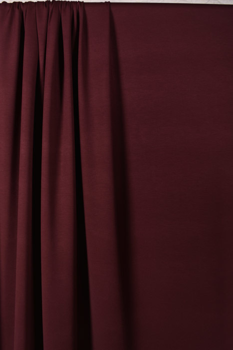 Lightweight Ponte Knit - Wine